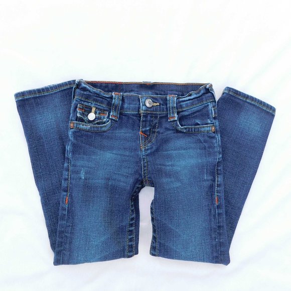 True Religion Girls Sz-S Distressed Stretch Julie Jeans - Picture 1 of 2